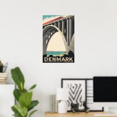 Denmark Art Jutland Print Funen Travel Poster  (Thuiskantoor)