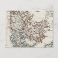Denmark Atlas Map with 5 inset maps