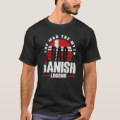 Denmark Danish Denmark Flag Father T-shirt (Voorkant)