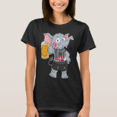 Denmark fan elephant t-shirt (Voorkant)