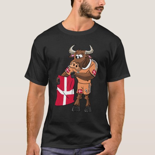 Denmark Fan Taurus T-shirt (Voorkant)