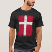 Denmark Flag Denmark Love Denmark T-shirt (Voorkant)