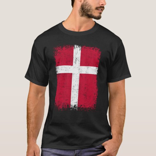 Denmark Flag Denmark Love Denmark T-shirt (Voorkant)