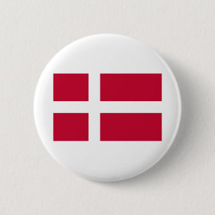 Denmark Flag Ronde Button 5,7 Cm