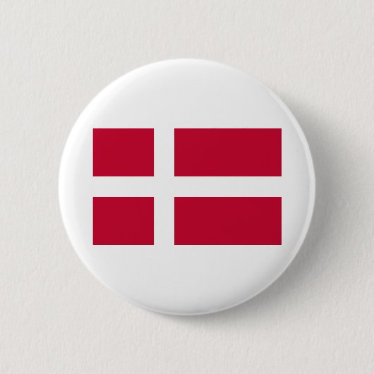 Denmark Flag Ronde Button 5,7 Cm (Voorkant)
