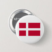 Denmark Flag Ronde Button 5,7 Cm (Voorkant /achterkant)