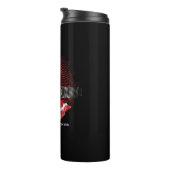 Denmark flag thermosbeker (Geroteerd rechts)
