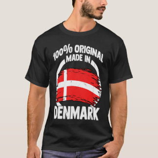 Denmark  for Men Children Women Denmark Flag T-shirt