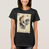 Denmark Illustrative Map T-shirt (Voorkant)