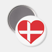 Denmark Love Magneet (Voorkant / Achterkant)