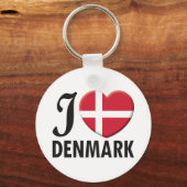 Denmark Love Sleutelhanger (Voorkant)