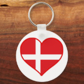 Denmark Love Sleutelhanger (Voorkant)