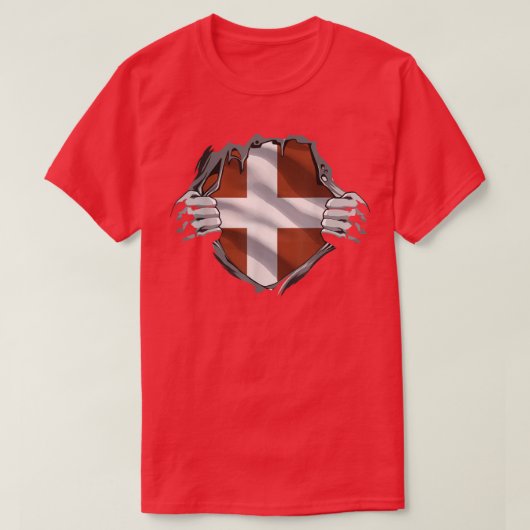 Denmark Scandinavia T-shirt (Design voorkant)