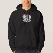 Denmark Table Tennis   Support Danish Ping Pong Te Hoodie (Voorkant)