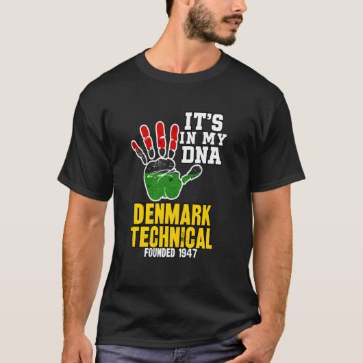 Denmark Technical, DTC, Souvenir HBC-ontwerp T-shirt (Voorkant)