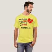 Denn Christus ist mein Leben,... (Philipper 1, 21) T-shirt (Voorkant volledig)