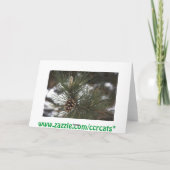 Denneappel Kaart (Achterkant)