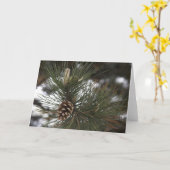 Denneappel Kaart (Gele Bloem)