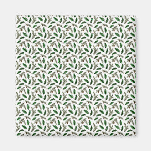 Dennen en hulst magneet