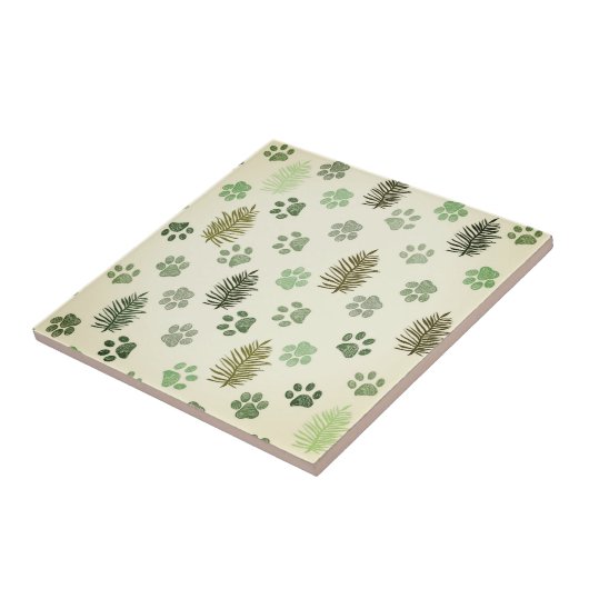 dennen en poten | tegeltje (Zijkant)