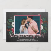 Dennen Foto Kerst Zwangerschapsaankondigingskaarte Kaart (Voorkant)