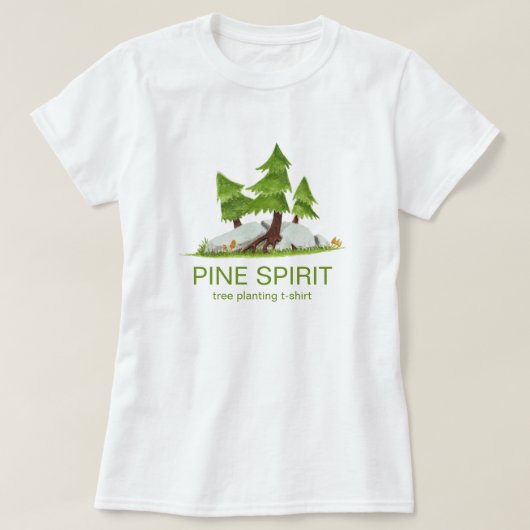 Dennen Geest T-shirt (Design voorkant)