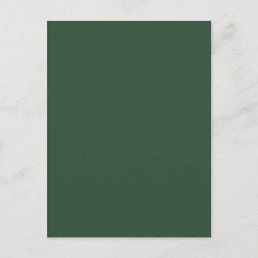 Dennen Groen Feestdagenkaart (Voorkant)