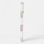 Dennen Groen Ivoor Rood Strepen   iPhone Hoesje (Rechterkant)