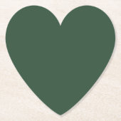 Dennen Groen Kartonnen Onderzetters (Voorkant)