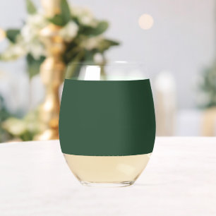 Dennen Groen Wijnglas Zonder Voet