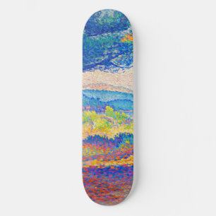 dennen langs de kust (1896) schilderij persoonlijk skateboard