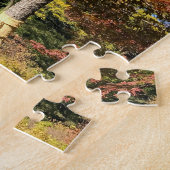Dennen op een herfstige hemel legpuzzel (Zijkant)