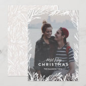 Dennen Tak Frame Feestdagenkaart (Voorkant / Achterkant)