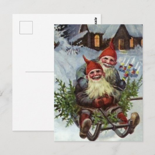 “Dennen takken verzamelen” van Jenny Nystrom Briefkaart (Voorkant / Achterkant)