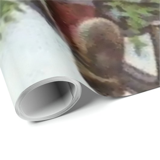 “Dennen takken verzamelen” van Jenny Nystrom Cadeaupapier (Rol Hoek)