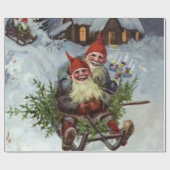 “Dennen takken verzamelen” van Jenny Nystrom Cadeaupapier (Vlak)