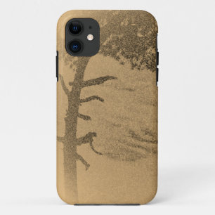  dennenaaltje silhouet iPhone 11 hoesje