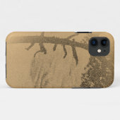 dennenaaltje silhouet Case-Mate iPhone case (Achterkant (horizontaal))