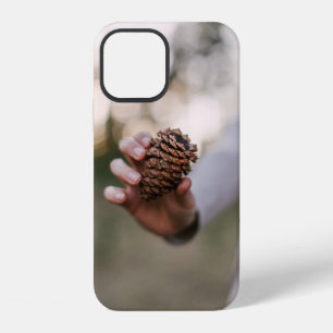 Dennenappel buiten kegel boom hout iPhone 12 hoesje