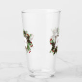 dennenappel en bessen vakantie bekertje glas (Links)