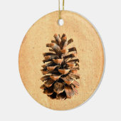 Dennenappel Keramisch Ornament (Links)