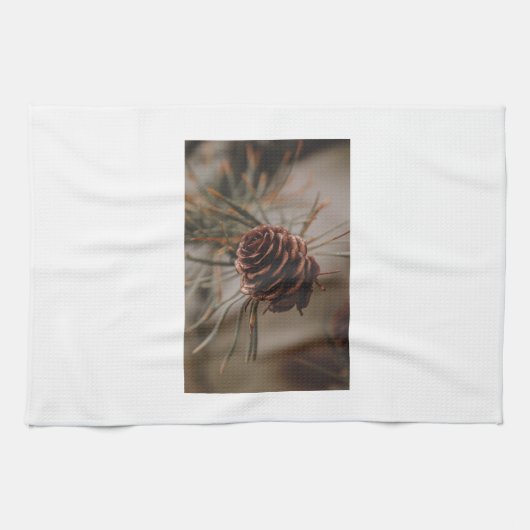 Dennenappel Keukenhanddoek (Horizontaal)