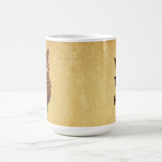 dennenappel-uil koffiemok (Center)