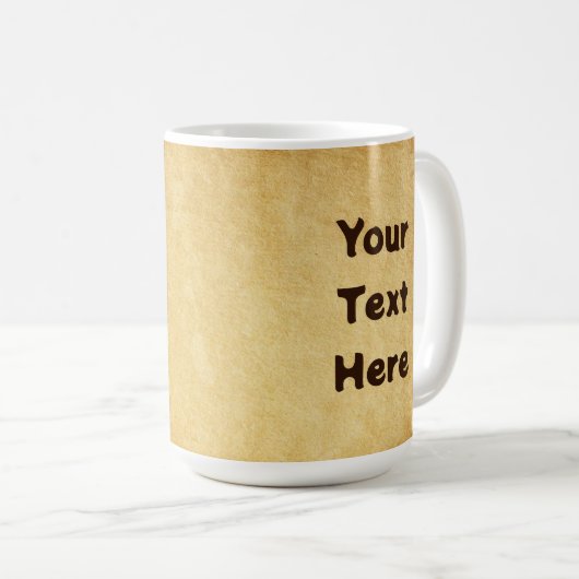 dennenappel-uil koffiemok (Voorkant rechts)