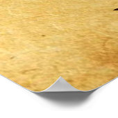 dennenappel-uil poster (Hoek)