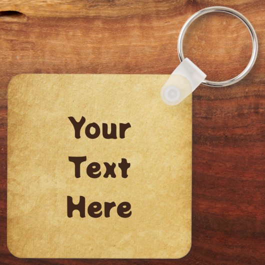 dennenappel-uil sleutelhanger (Achterkant)