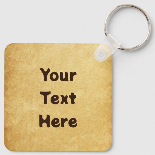 dennenappel-uil sleutelhanger (Achterkant)