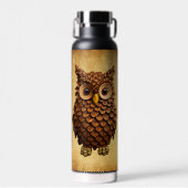 Dennenappel Uil Waterfles (Voorkant)