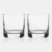 dennenappel-uil whisky glas (Rechts)