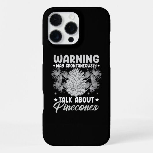 Dennenappelboom Grappige Plant Bergbos iPhone Hoesje (Achterkant)